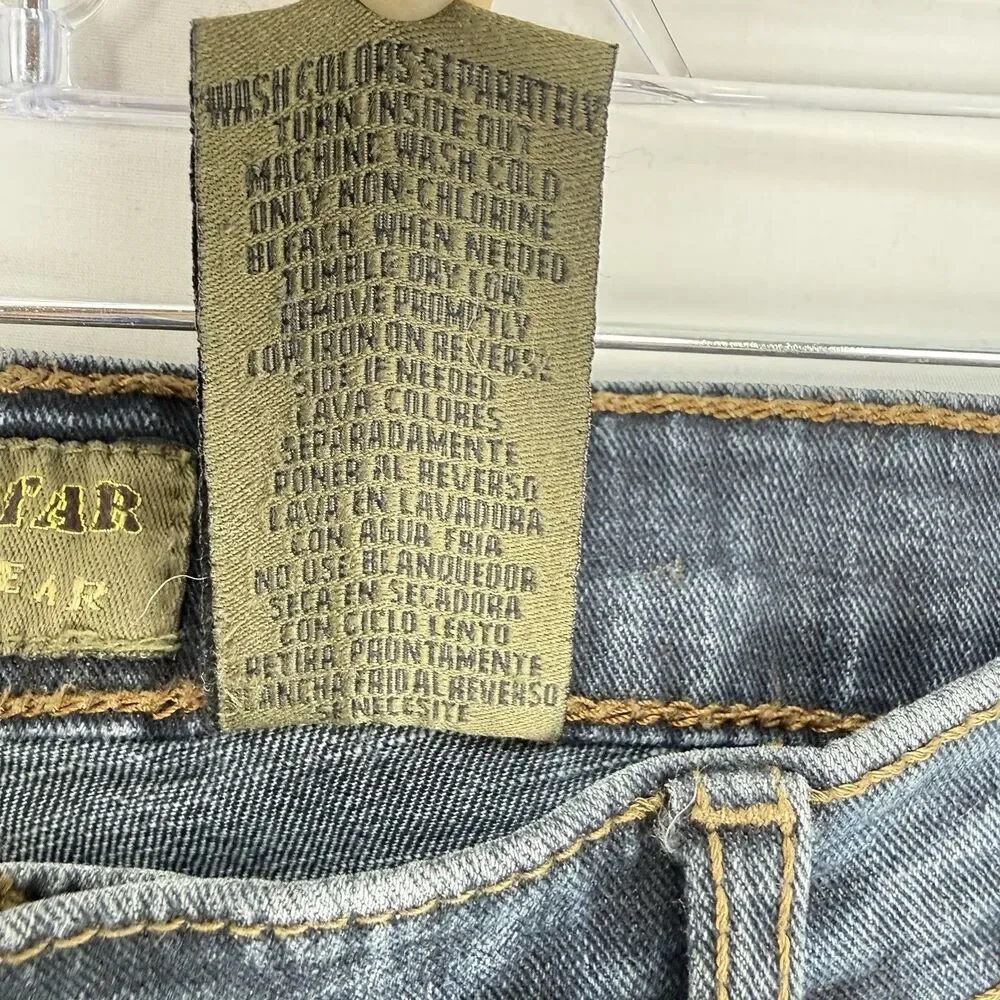 Men's Urban Star Jeans Straight Stretch Medium Wash 5 Pocket Size 36x32